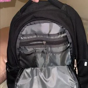 The North Face Black Backpack with light pink  Accents Shop The North Face Women main image 2